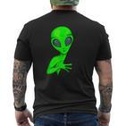 Alien Ufo Children's T-Shirt mit Rückendruck