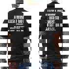Alles Wird Gut Der Meister Ist Jetzt Da Meister T-Shirt mit Rückendruck