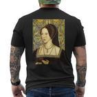 Anne Boleyn Portrait T-Shirt mit Rückendruck