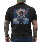Astronauten Galaxie Weltraum Planeten Weltall Astronaut T-Shirt mit Rückendruck