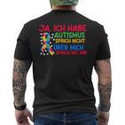 Autism Autist Autisten T-Shirt mit Rückendruck