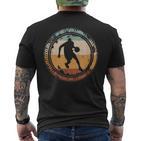 Basketball Player Vintage T-Shirt mit Rückendruck