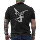 Bass Guitar Vintage For Bassist T-Shirt mit Rückendruck