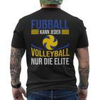 Beach Volleyball Player I Volleyballer T-Shirt mit Rückendruck