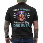 Berner Sennenhund Bester Berner Sennenhund Papa Aller Zeiten T-Shirt mit Rückendruck