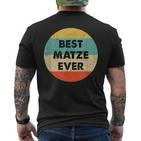 Beste Matze Ever Kurzärmliges Herren-T-Kurzärmliges Herren-T-Shirt im Retro-Stil, Lustiges Design