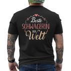 Beste Schwegerin Der Welt T-Shirt mit Rückendruck