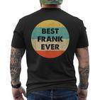 Bester Frank Vintage Design Kurzärmliges Herren-T-Kurzärmliges Herren-T-Shirt, Retro Stil Tee