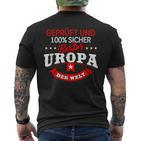 Bester Uropa Der Welt T-Shirt mit Rückendruck