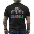 Big 5 Wildlife For Namibia Safari T-Shirt mit Rückendruck