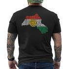 Her Biji Kurdistan Flag Kurde Country T-Shirt mit Rückendruck