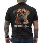 Boerboel Papa Dog Boerboel T-Shirt mit Rückendruck