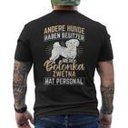 Bolonka Hat Personal Dog Pet Bolonka Zwetna T-Shirt mit Rückendruck