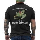 Book Dragon Kein Buchwurm Sondern Ein Dragon T-Shirt mit Rückendruck