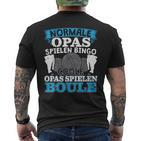 Boule Grandpa Petanque & Boccia Boule Game T-Shirt mit Rückendruck