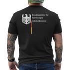 Bundesinstitut Für Fahrlässigen Alkoholkonsum T-Shirt mit Rückendruck