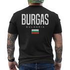 Burgas Bulgarien T-Shirt mit Rückendruck