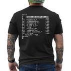 C64 Games Retro Gaming Console Video Games Nerd T-Shirt mit Rückendruck