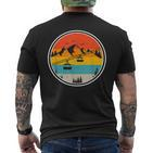 Cable Car Gondel Luftseilbahnor Mountains T-Shirt mit Rückendruck