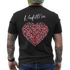 Carnival Costume Confetti Heart T-Shirt mit Rückendruck