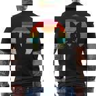 Cat Retro Vintage Cat T-Shirt mit Rückendruck