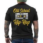 Cool Retro Old School Hip Hop 80S 90S Mixtape Cassette T-Shirt mit Rückendruck