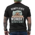 Cosy Wombat Sleep Wombat T-Shirt mit Rückendruck