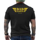 Dad Daddingatertag Superheldater Papa T-Shirt mit Rückendruck