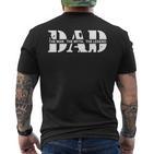 Dad The Man The Myth The Legend Papa Der Mann Mythos Legende T-Shirt mit Rückendruck