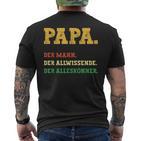 Dad Mann T-Shirt mit Rückendruck