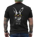 Dad Rabbit Easter Bunny Partner Look Easter T-Shirt mit Rückendruck