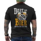 Dart Darter For Dart Player T-Shirt mit Rückendruck