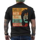 Das Ist Mein 70S Costume 70S Outfit S T-Shirt mit Rückendruck