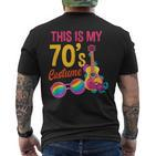 Das Ist Mein 70S Costume 70S Party T-Shirt mit Rückendruck
