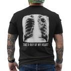 Das Röntgenbild Meiner Herzkatze T-Shirt mit Rückendruck