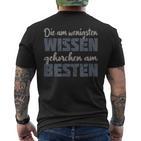 Demo Die Am Wensten Bekannt Gehorchen Am Besten T-Shirt mit Rückendruck