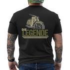 Die Legend Ddr Schwalbe Kr51 Simson Moped T-Shirt mit Rückendruck