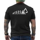 Digger Guide Evolution Digger Digger Driver T-Shirt mit Rückendruck