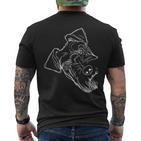 Dog Schnauzer T-Shirt mit Rückendruck