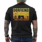 Dorfkind Und Stolz Darauf  Farmers Children's S T-Shirt mit Rückendruck