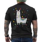 Dot Day Polka Dots Lama Kinder Jungen Mädchen Jugendliche T-Shirt mit Rückendruck