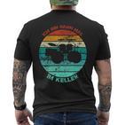 Drum Drum Drum Ich Bin Dann Mal Im Keller Vintage T-Shirt mit Rückendruck