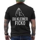 Du Kleine Ficko Italy Gesture T-Shirt mit Rückendruck