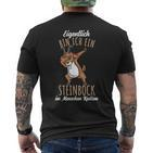 Eigentlich Bin Ich Ein Steinbock Kostüm T-Shirt mit Rückendruck