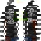Ein Tag Ohne Zocken German Language German Language T-Shirt mit Rückendruck