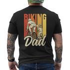 Fahrradfahrenderater Radfahren Radfahrer Fahrrad Papa Papi T-Shirt mit Rückendruck