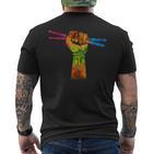 Faust Drumsticks Drummer Drummer Drum Kit T-Shirt mit Rückendruck