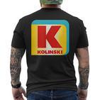 Feinkost Kolinski Langarm-Kurzärmliges Herren-T-Kurzärmliges Herren-T-Shirt, Designer-Top für Gourmet-Fans