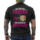 Forklift Driver Slogan  Idea T-Shirt mit Rückendruck