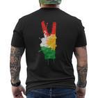 Free Kurdistan T-Shirt mit Rückendruck